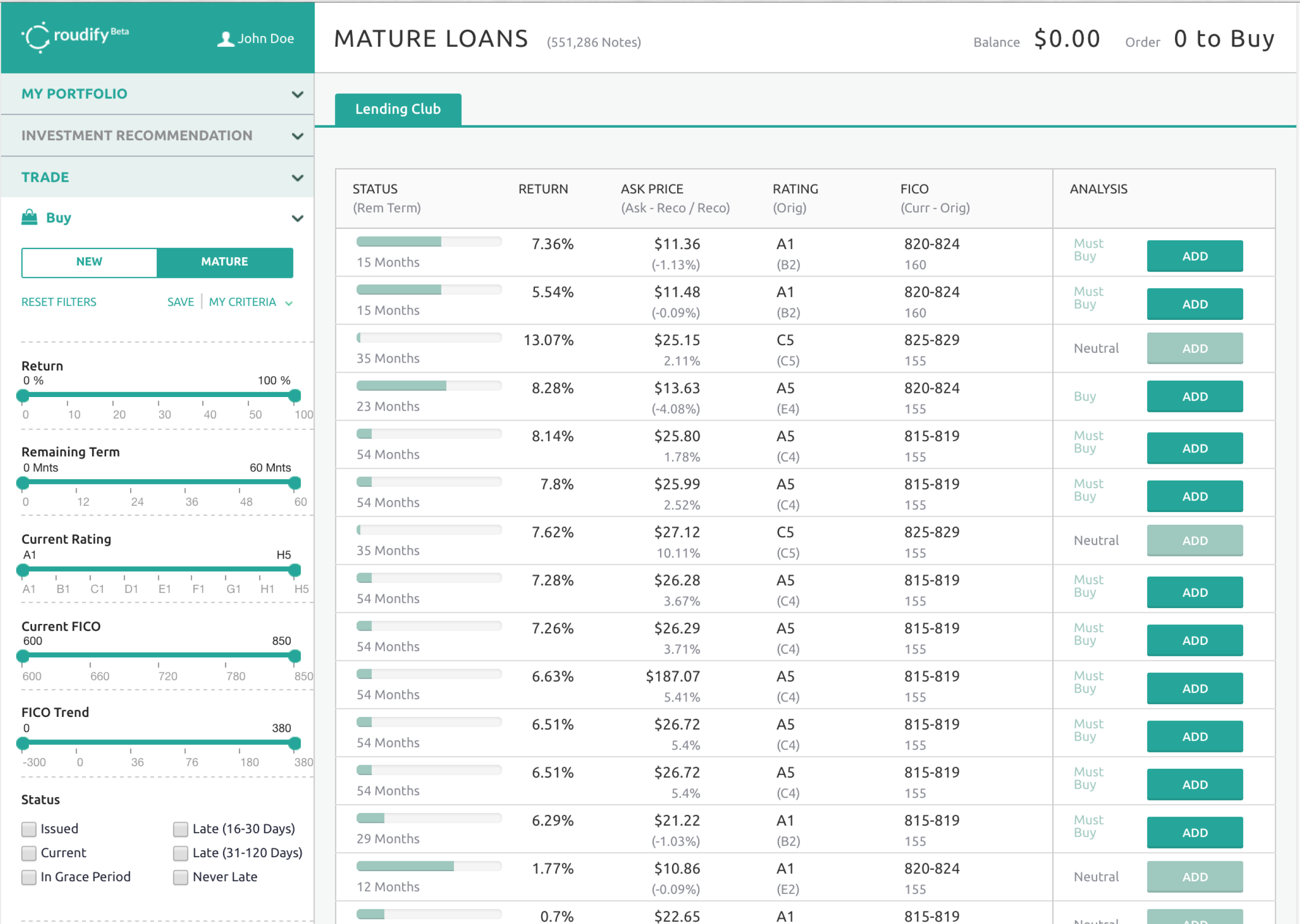 CroudifySelectLoans